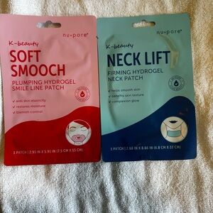 💆♀️ Nu-Pore K-Beauty Hydrogel Neck Lift & Smile Line Patch Set Skincare